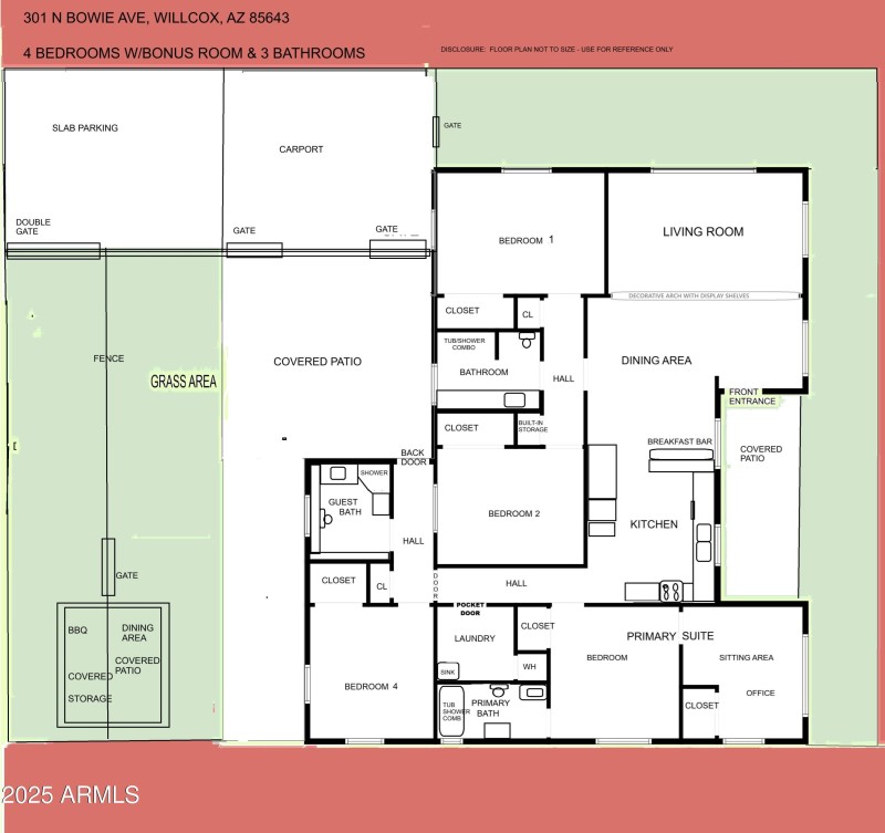 fLOOR pLAN 301 N BOWIE