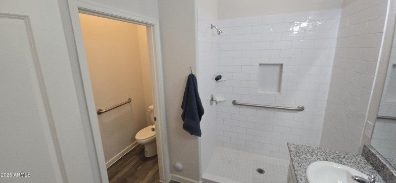 Primary bath tub toilet