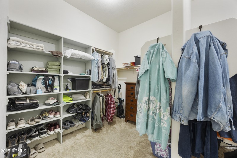 Primary walk-in closet