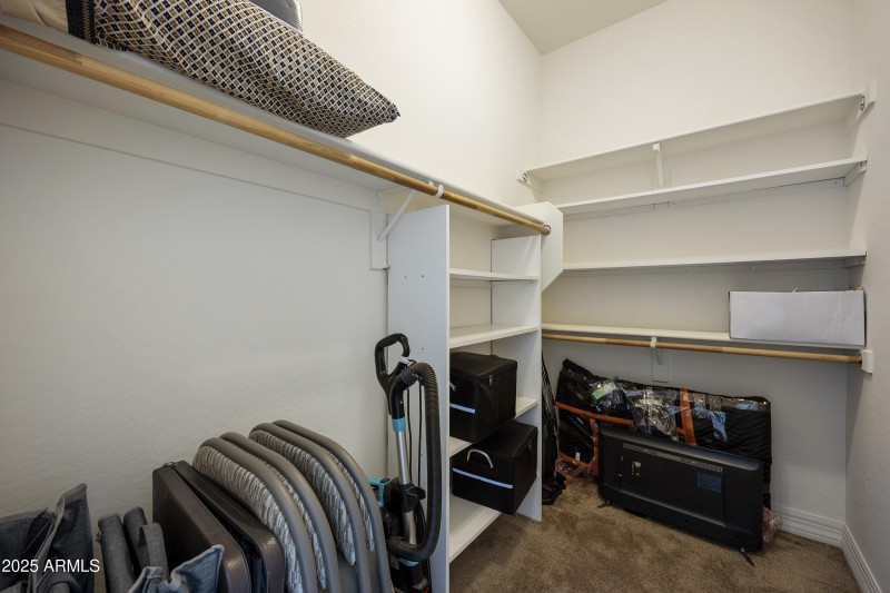 Secondary bedroom closet!