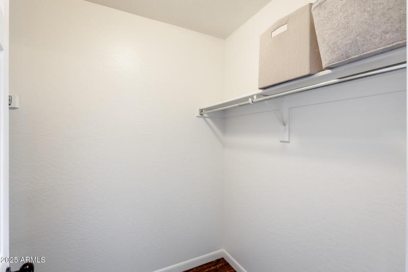 Primary closet