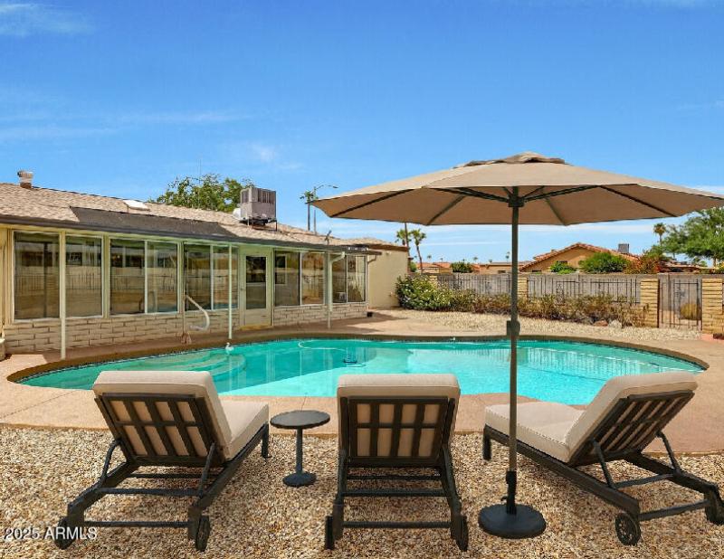 virtually staged Pool Area C7