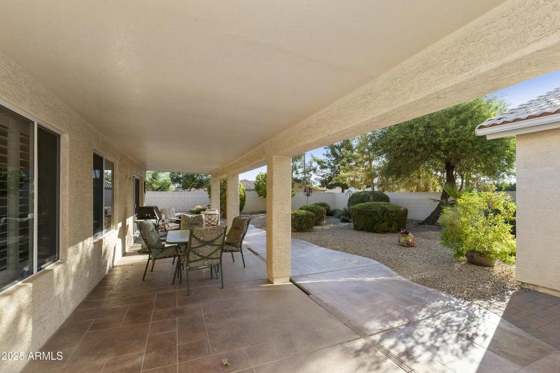 Covered patio
