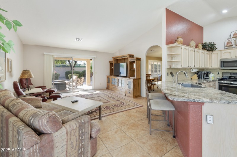 Family Room off Great Room/Kitchen
