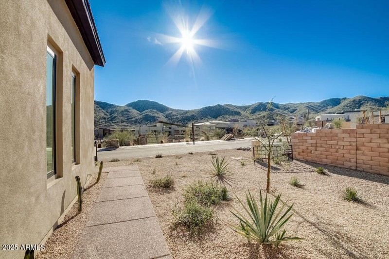 Peaceful mountain views