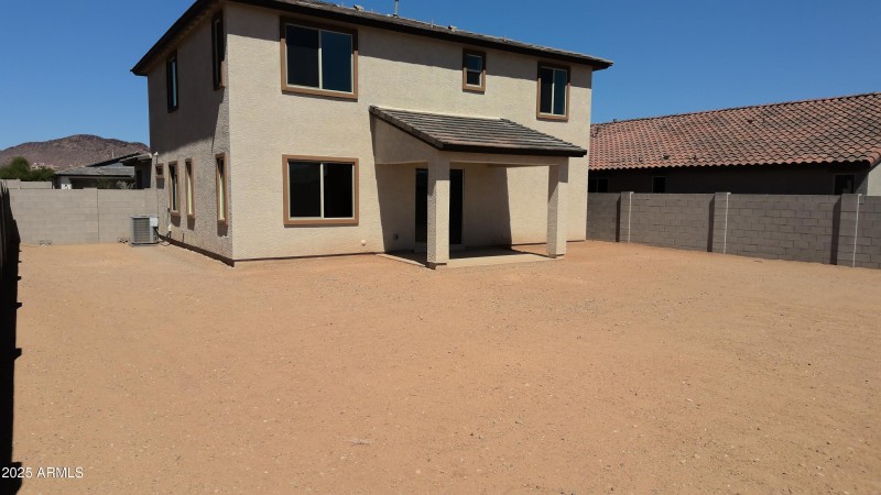 Large backyard