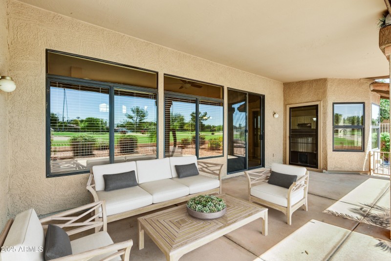 Covered patio
