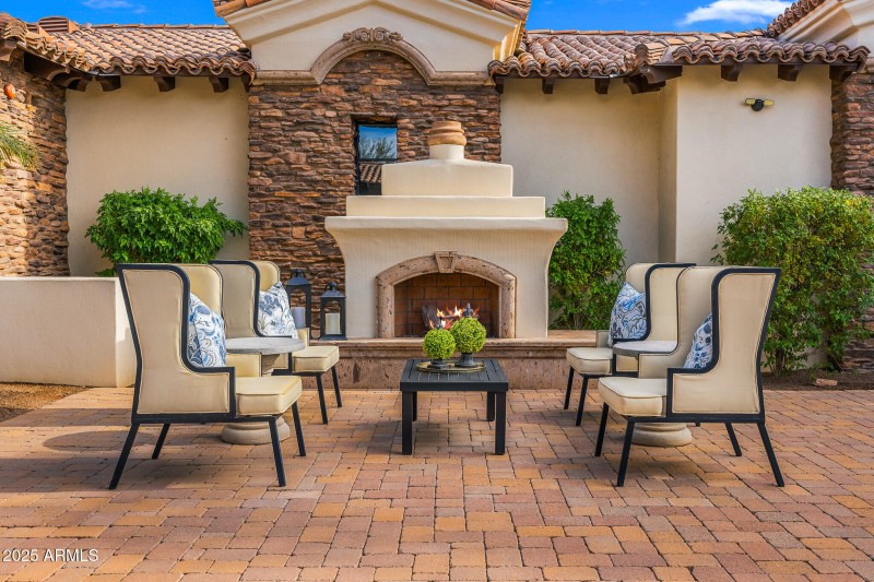 front courtyard