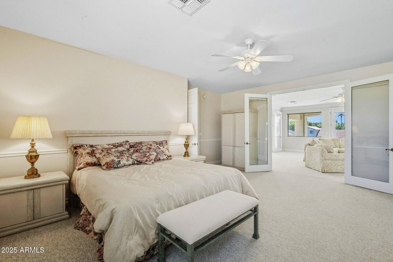 Fifth Bedroom with French Doors