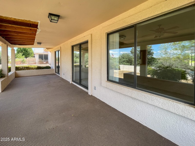 Back patio