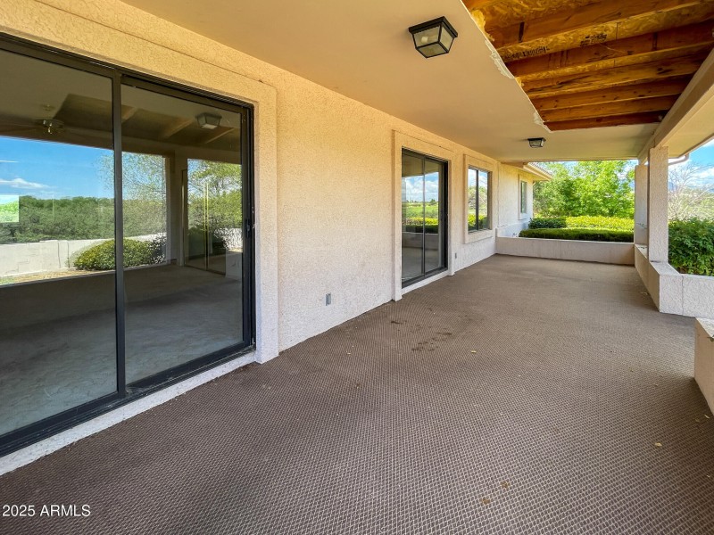 Back patio