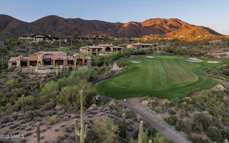 Golf Course Rear View of Home