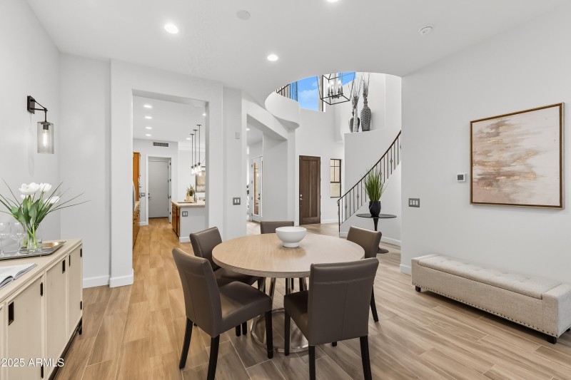 Dining in Great Room