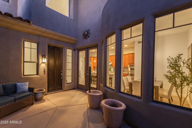 Courtyard at Twilight