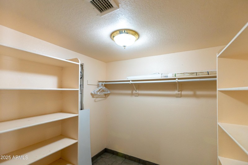 "His" Walk-in Closet