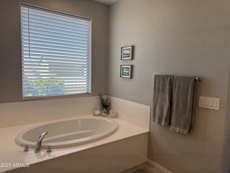 Soaking Tub with Natural Light