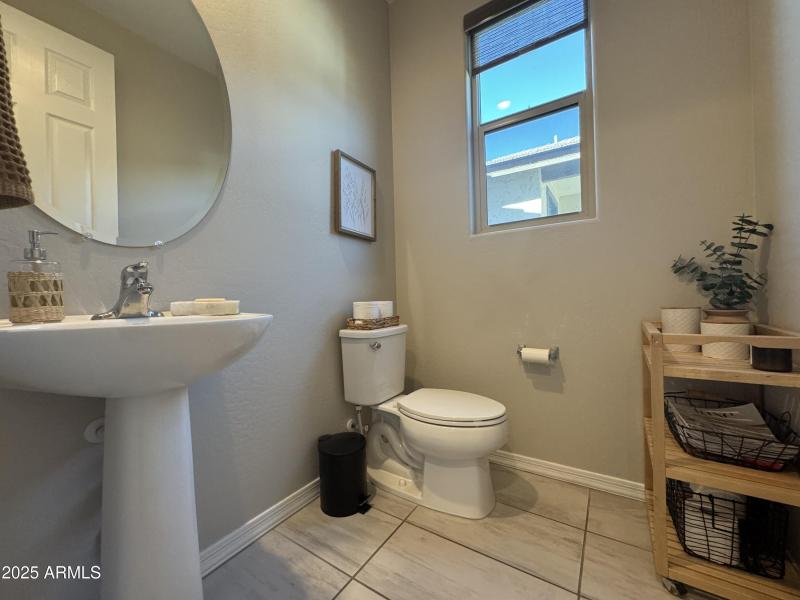 Convenient Guest Half Bathroom