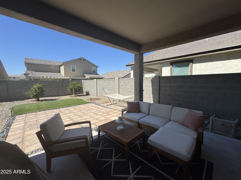Shaded Patio with Yard Access