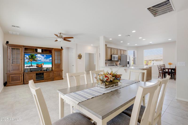 Dining in Great room