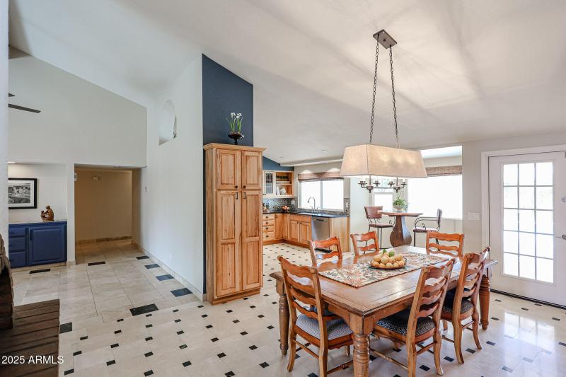 Kitchen to Dining