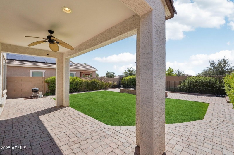 Covered patio