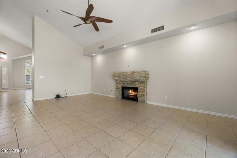 Vaulted Ceilings & New Paint