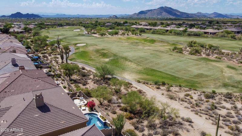 Overlooking 4th and 3rd Fairways