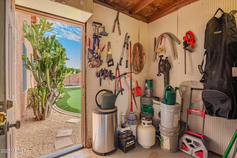 Attached Shed!