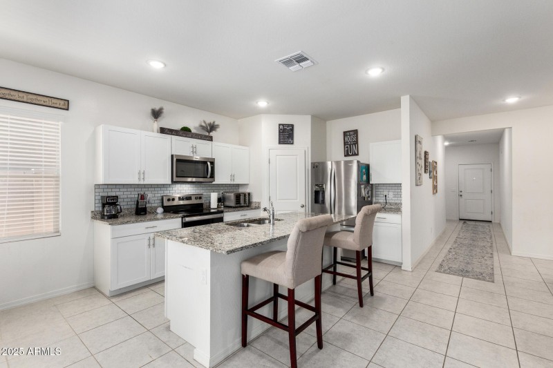 Kitchen & Hallway View