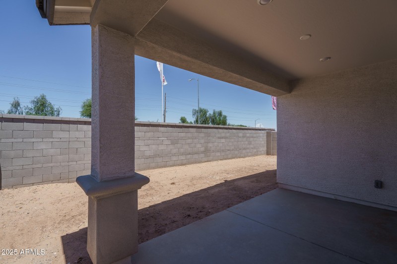 22) BACK PATIO