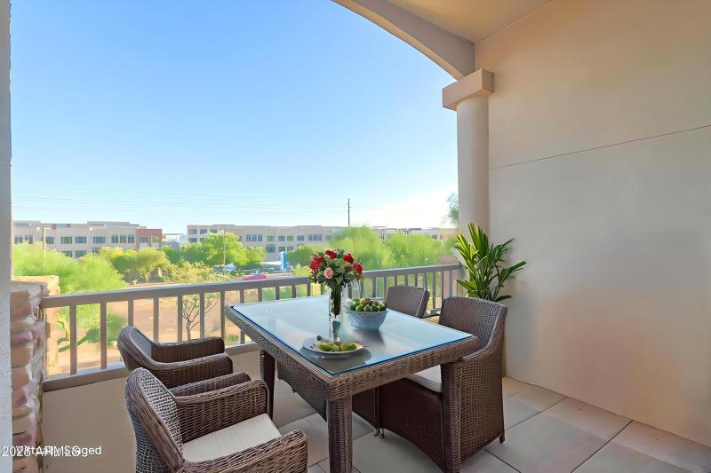 Private patio views