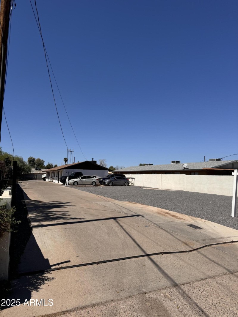 Driveway entrance