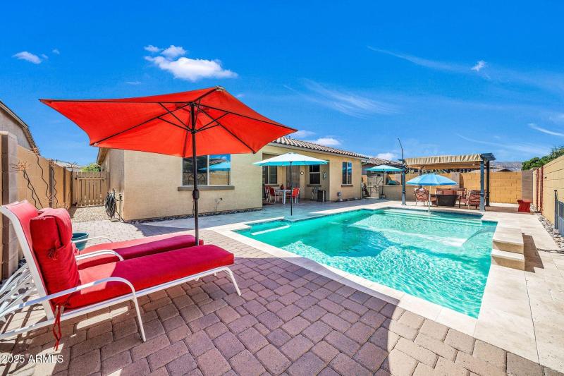 Relaxing backyard
