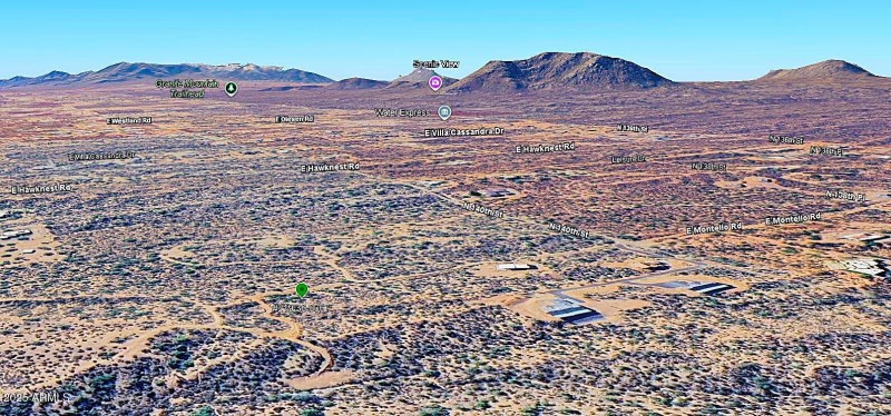 Looking Southwest