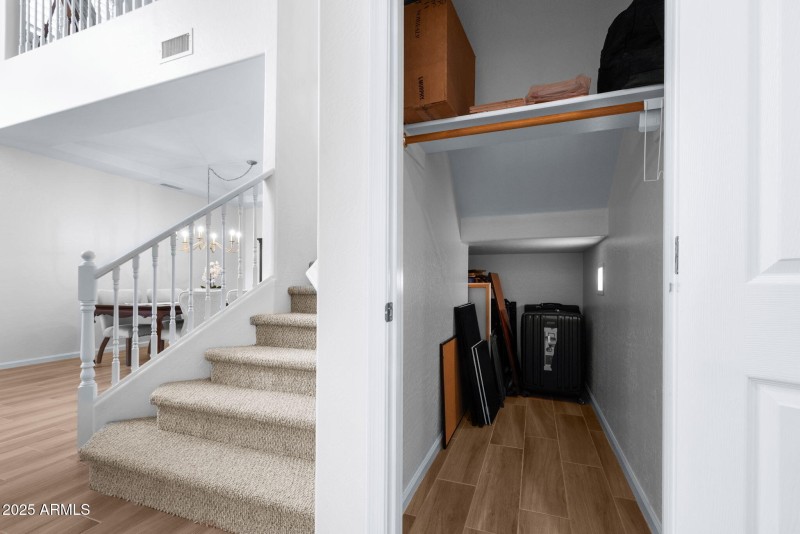 Large Storage Closet Downstairs