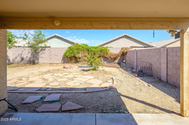 Covered patio