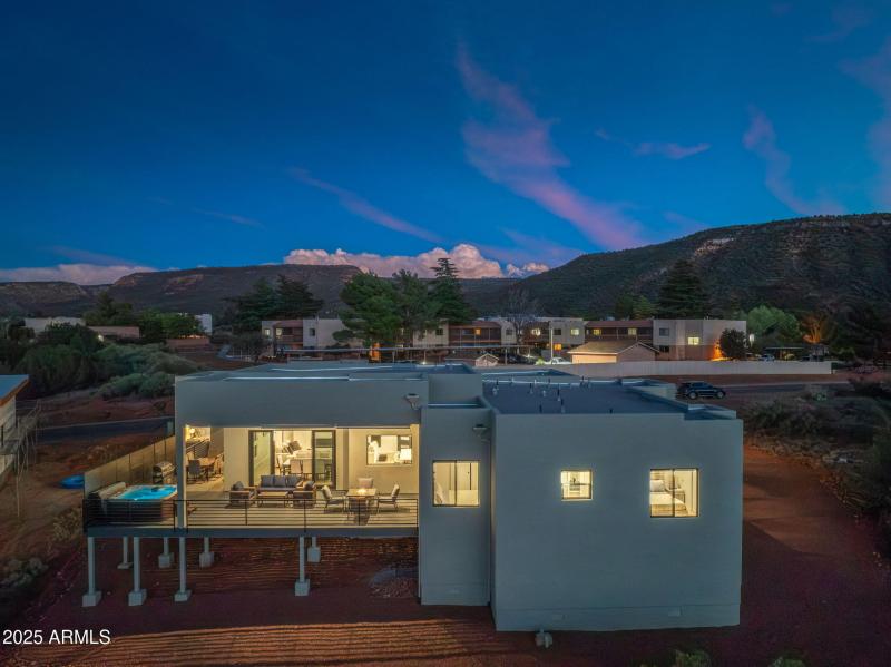 View over the Back Terrace