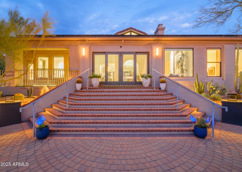 Stairway to Rear Sun Room