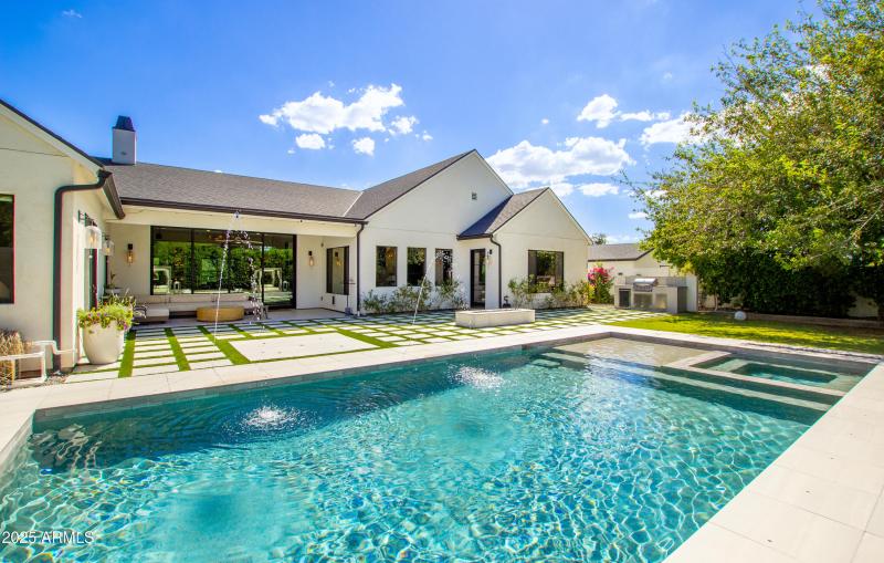 Healthy saltwater pool