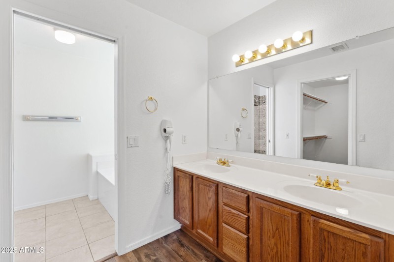 Separate Shower and Tub