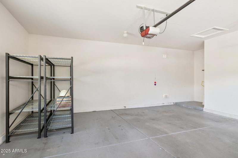 Garage with Storage