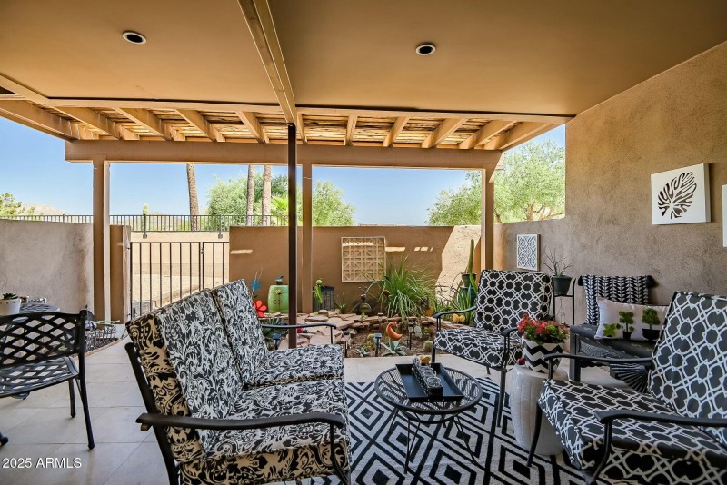 Patio off Master Bedroom