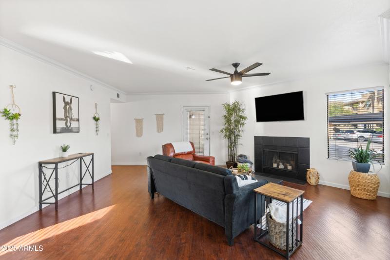 Wood Burning fireplace