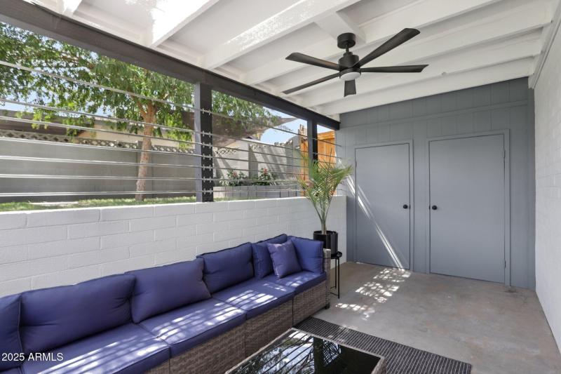 Patio storage