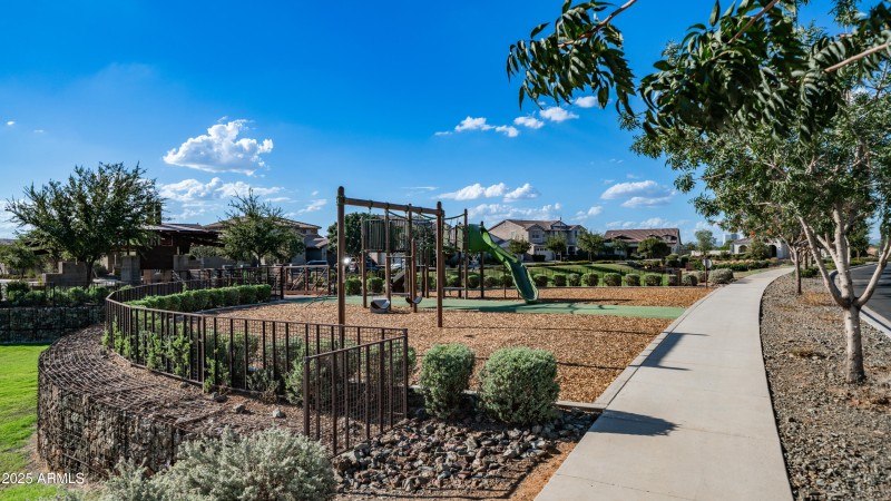 Playground in Front of House