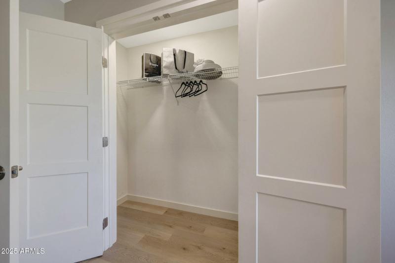 Primary closet