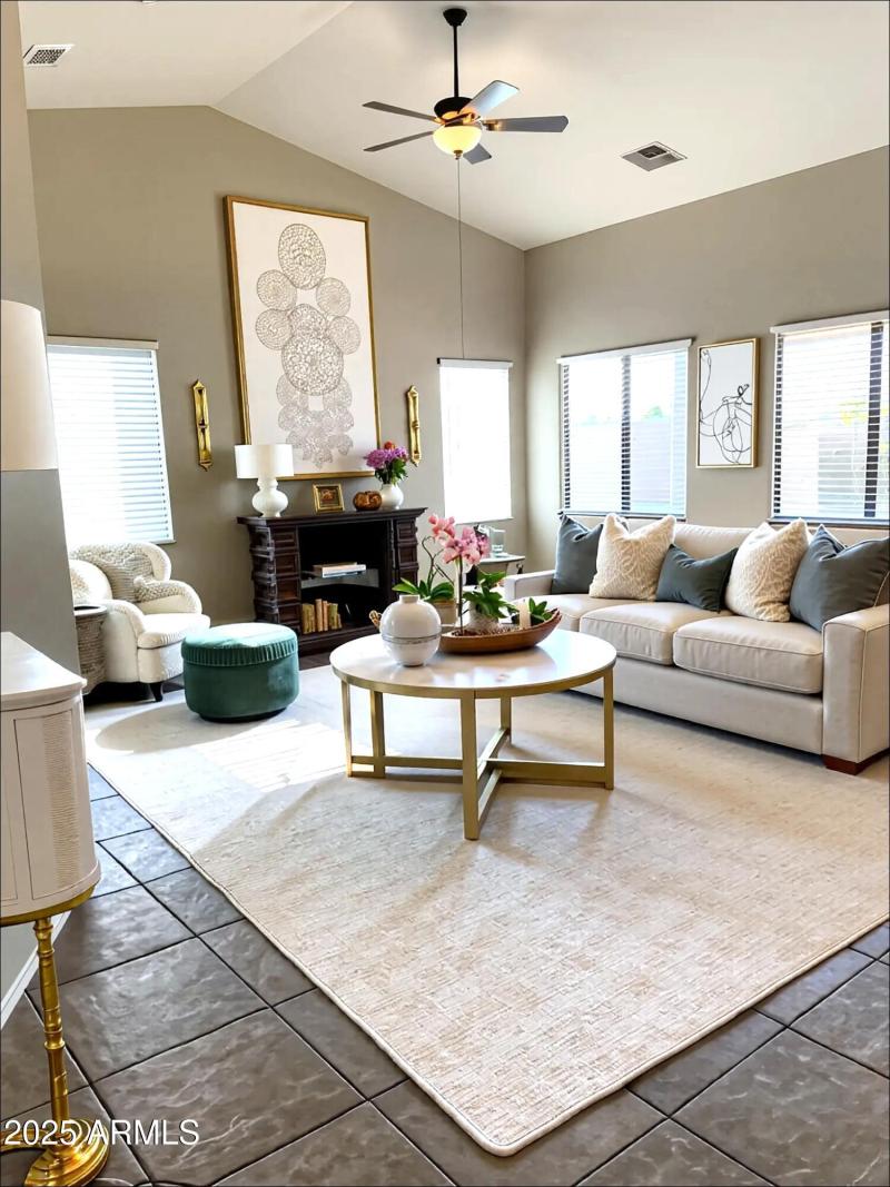 Great Room - Virtually Staged