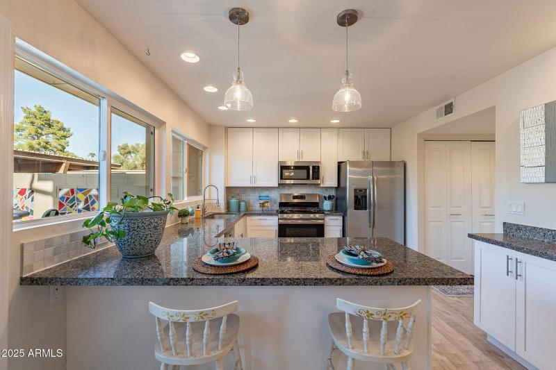 Counter height island