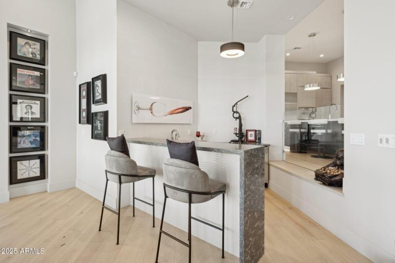 Wet Bar with Seating