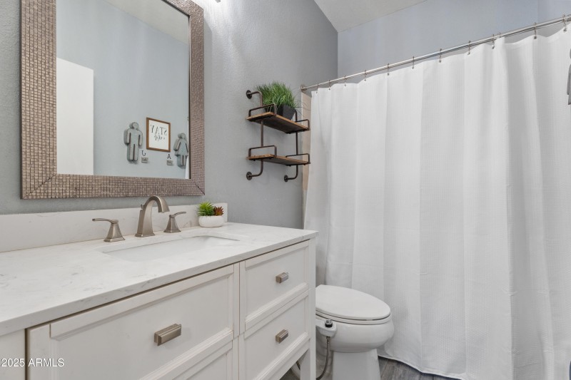Upgraded bathroom